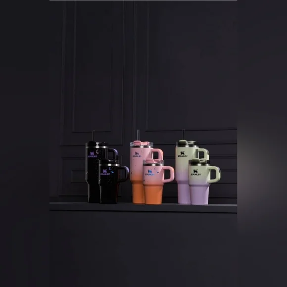 Stanley Halloween 40 0z Stainless Steel H2.0 Flowstate Quencher Tumbler BLACK - Picture 8 of 8